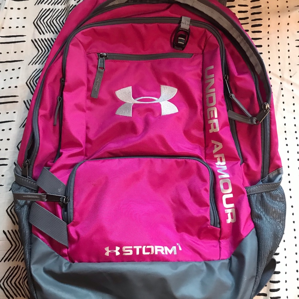 UA pink backpack